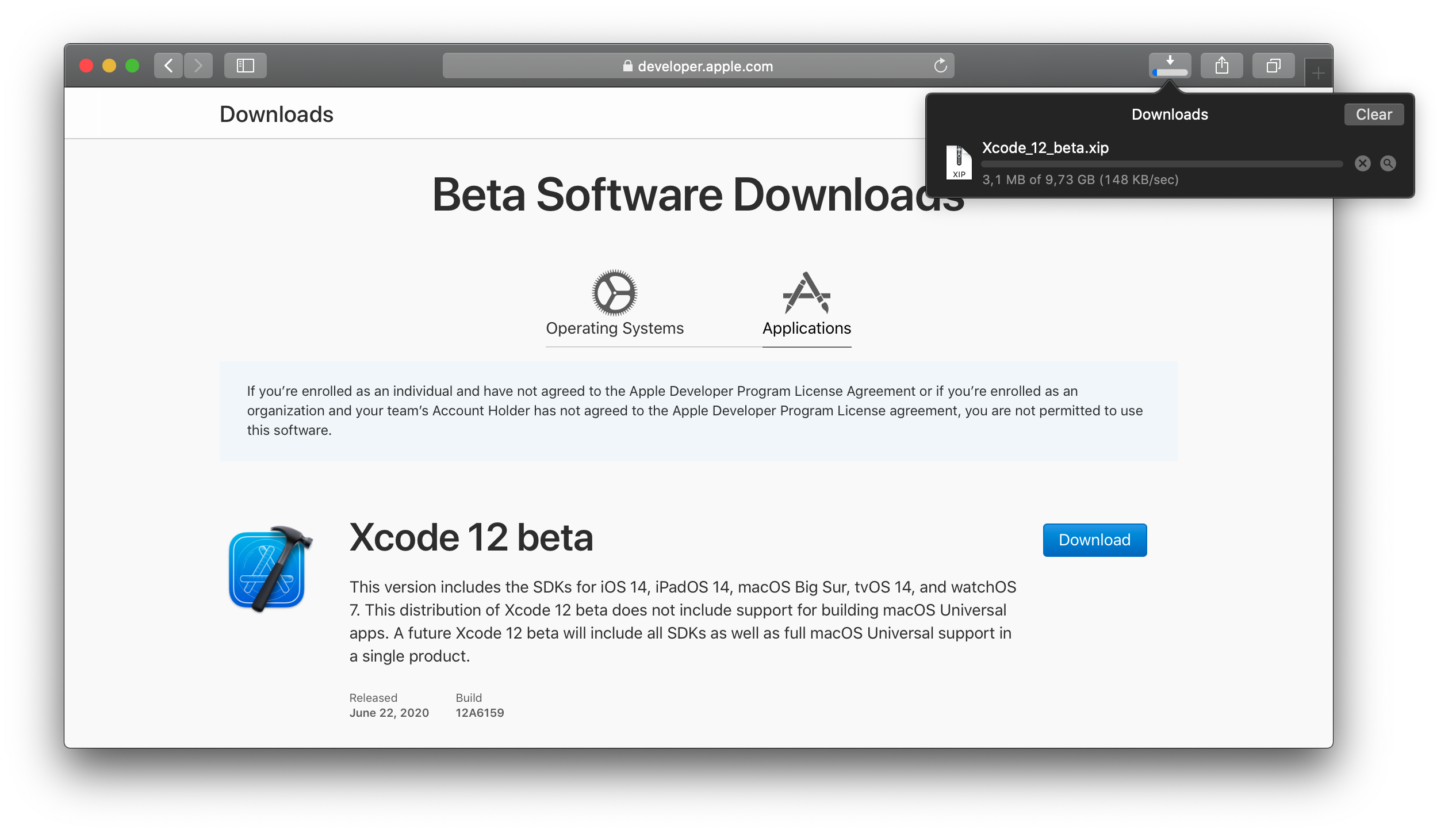 Developer Apple Download Xcode